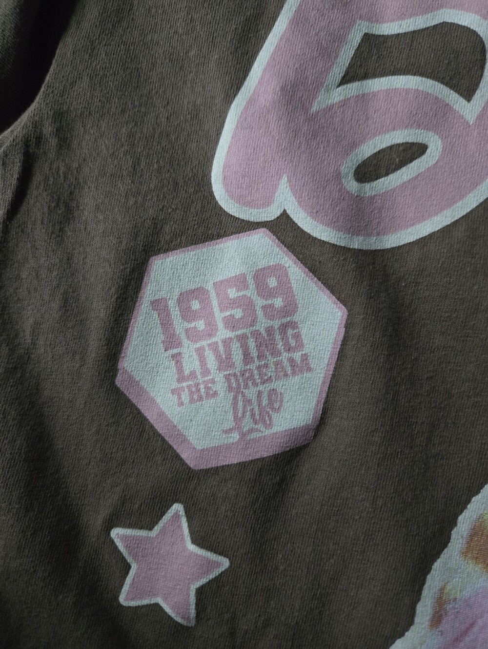 Barbie Brown Tee with Pink Graphic and Blue Jeans - Picture 4 of 7